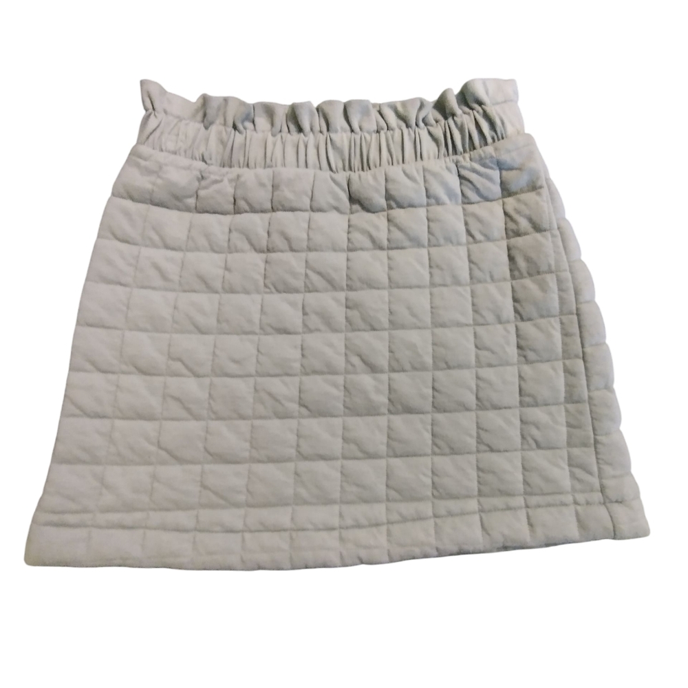 💚 EUC 2/$10 Wonder Nation  Light Green Quilted Skirt 6/6X Soft Comfy